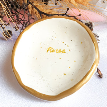 Pisces star sign jewellery dish