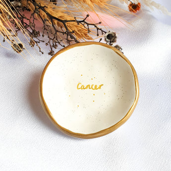 Cancer star sign jewellery dish