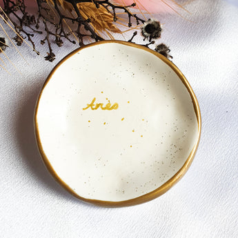 Aries star sign jewellery dish